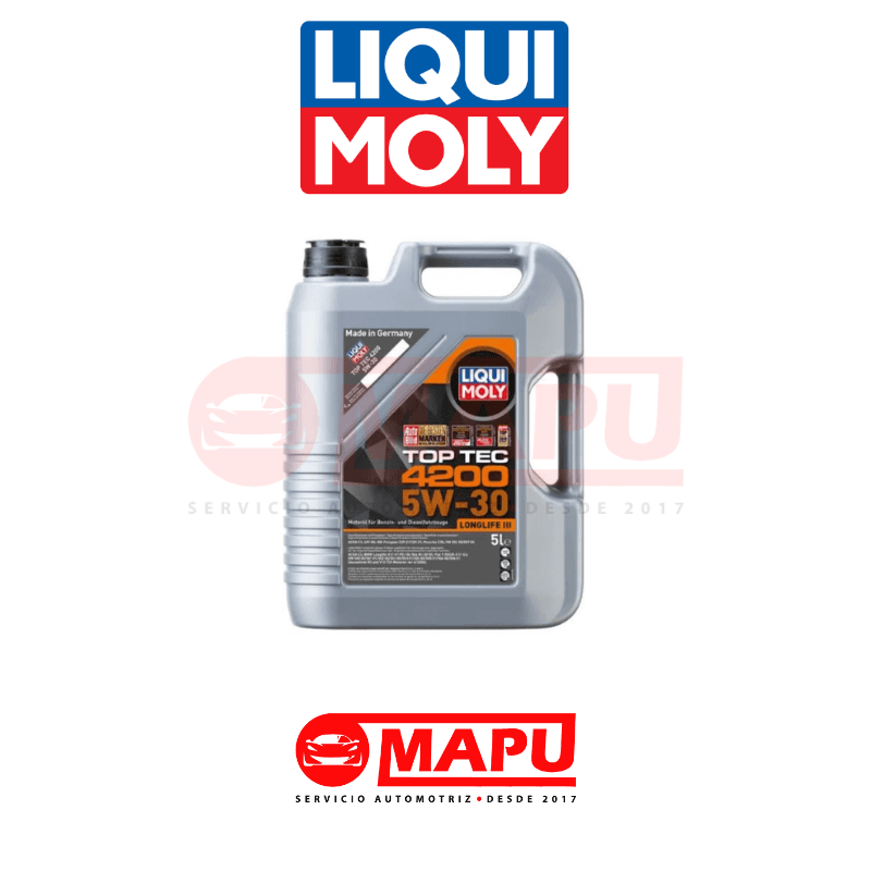 Imagen de ACEITE 5W30 5LTS LIQUIMOLY TOP TEC 4200 GRIS