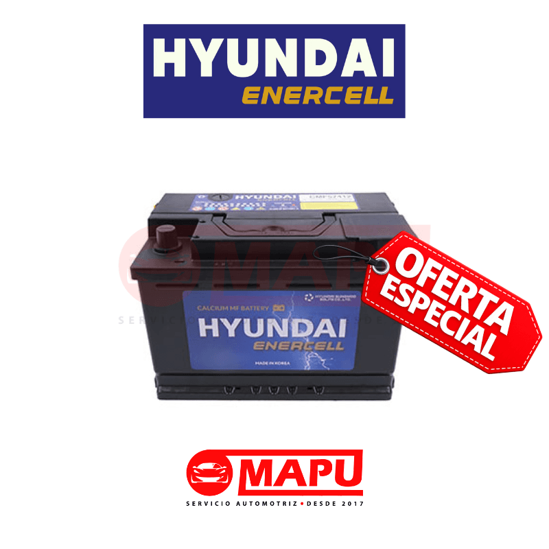 Imagen de BATERIA 80 AMPERES HYUNDAI POSITIVO DERECHO (- +) CMF58014 C/PESTAÑA 700CCA